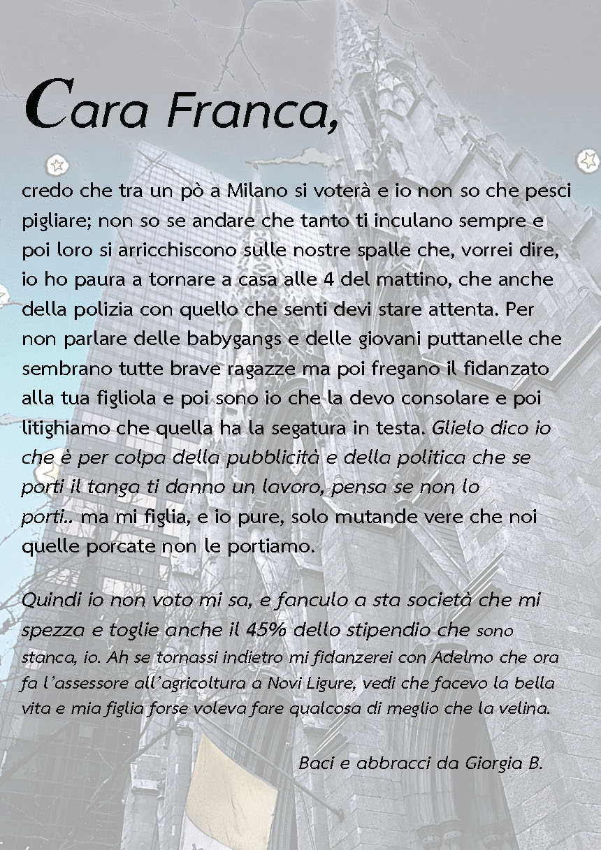 Giorgia B che ha un sacco di pensieri che pensano!